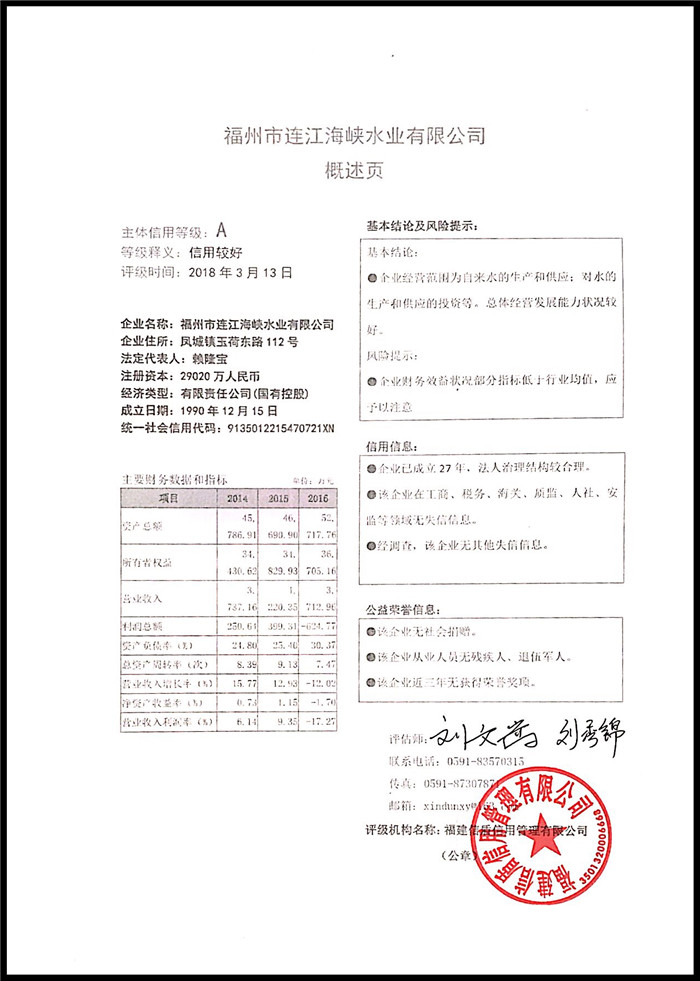 福州市连江海峡水业有限公司 XDPJ201803102↑.jpg